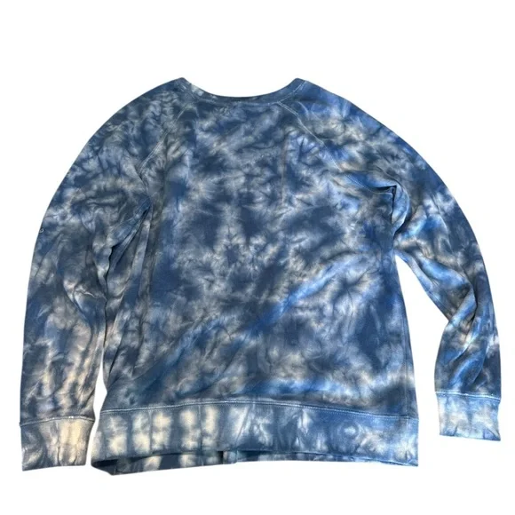 5/$25 Old Navy Women's Blue Tied Died Sweater - Picture 3 of 4